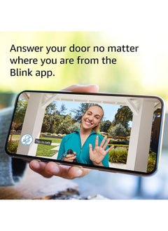Blink Video Doorbell | TwoWay Audio, Hd Video, Motion And Chime App Alerts And Alexa Enabled  Wired Or WireFree (Black)  - Image 2