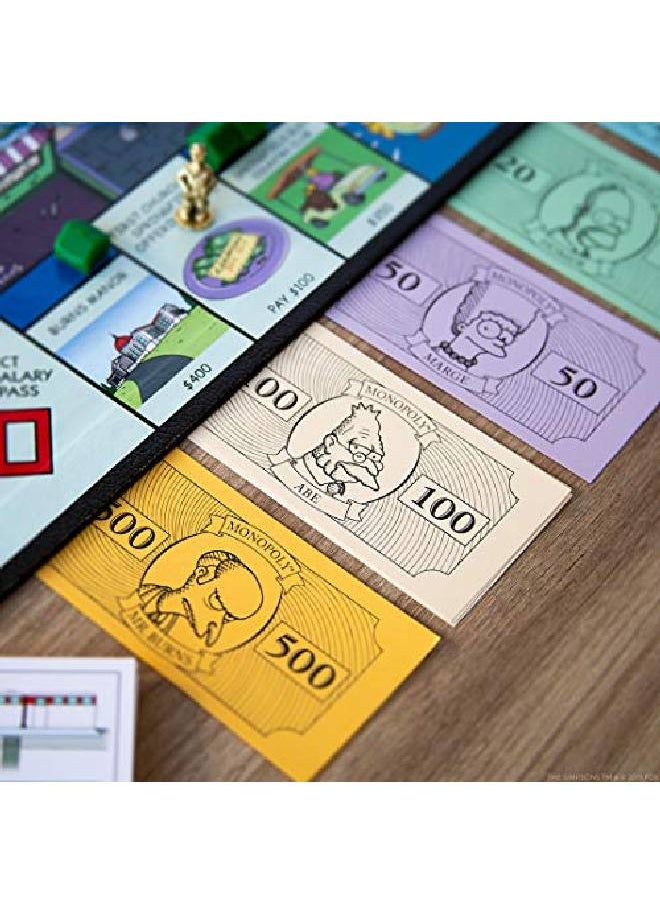 USAopoly Monopoly The Simpsons Board Game ; Based On Fox Series The Simpsons ; Collectible Simpsons Merchandise ; Themed Classic Monopoly Game  - Image 5