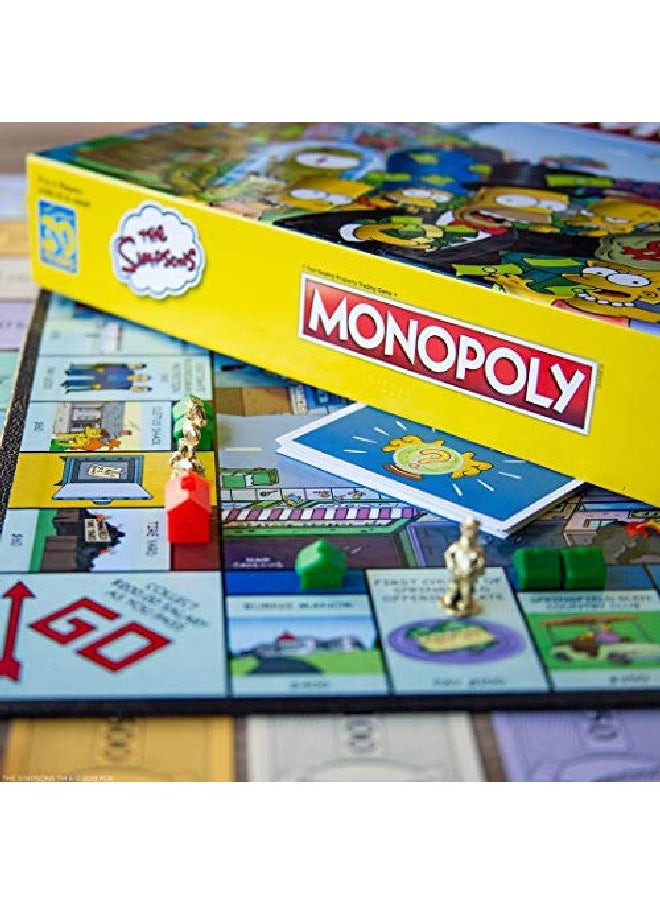 USAopoly Monopoly The Simpsons Board Game ; Based On Fox Series The Simpsons ; Collectible Simpsons Merchandise ; Themed Classic Monopoly Game  - Image 4