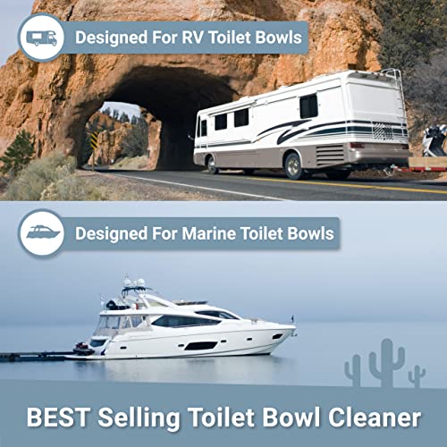 Unique Scrub-It RV Toilet Bowl Cleaner Liquid - Helps Remove Stink, Stains and Debris - Safe on All Toilet Types (24 oz) - Image 4