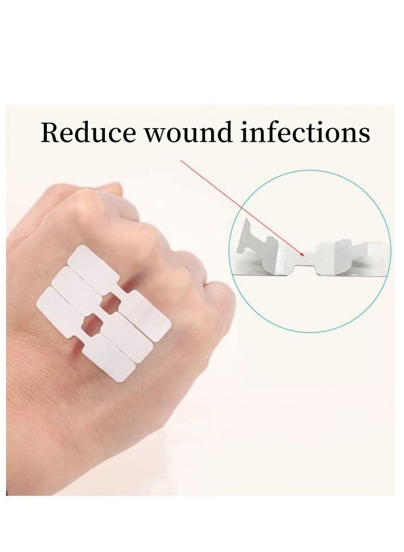 20 Piece Skin Wound Closures Strips Sterile Wound Closure Strips with Non-Stick Pad & Hypoallergenic Adhesive - Image 3