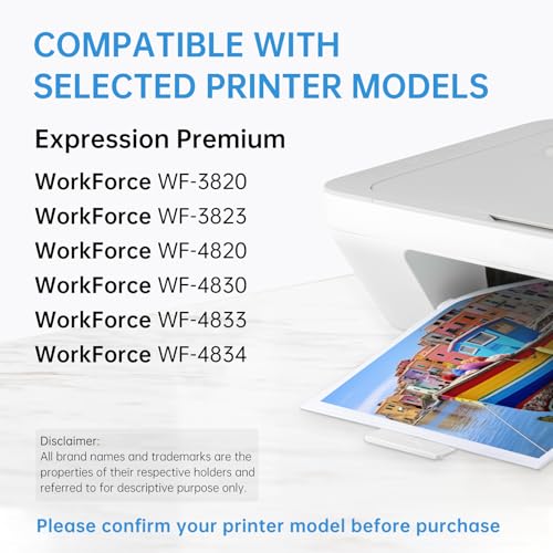 LEMERO Remanufactured Ink Cartridge Replacement for Epson 822XL Ink Cartridges High Yield Work with Workforce Pro WF3820 WF3823 WF4820 WF4830 WF4833 Printer Latest Chip 6Pack - Image 3