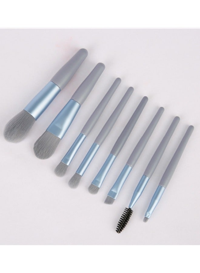 Makeup Brushes, Mini Makeup Brush Set, 13pcs Travel Makeup Brush Set, Face Foundation Eyeshadow Makeup Brushes (Blue) - Image 2