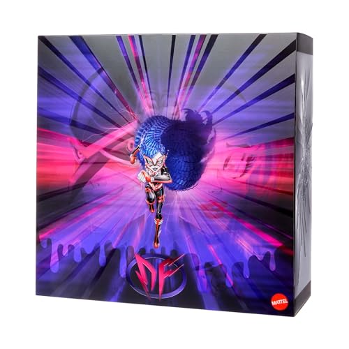MONSTER HIGH دمية مونستر هاي ديدفاست غوليا ييلبس - إصدار حصري من SDCC 2024 - ترقية تقنية مع شارة كوميك-كون، تمثال صغير، وكتاب كوميك - Image 3