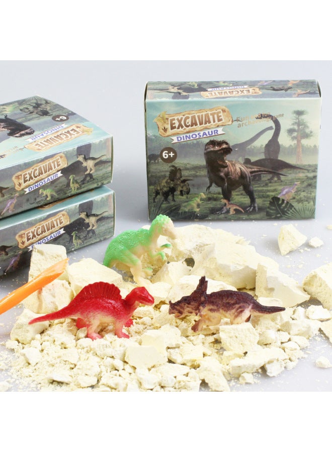 Archaeological Dinosaur Fossil Blind Box Treasure-hunting Treasure-digging DIY Educational Toys Kindergarten Gifts-Color:Color 12 Dinosaur Blind Box  - Image 2