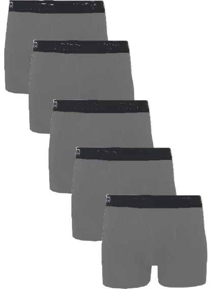 Hepsine Rakip Rival to All 5-Piece Men's Modal Lycra Boxer, Flexible, Comfortable, Colorful Cuffs
