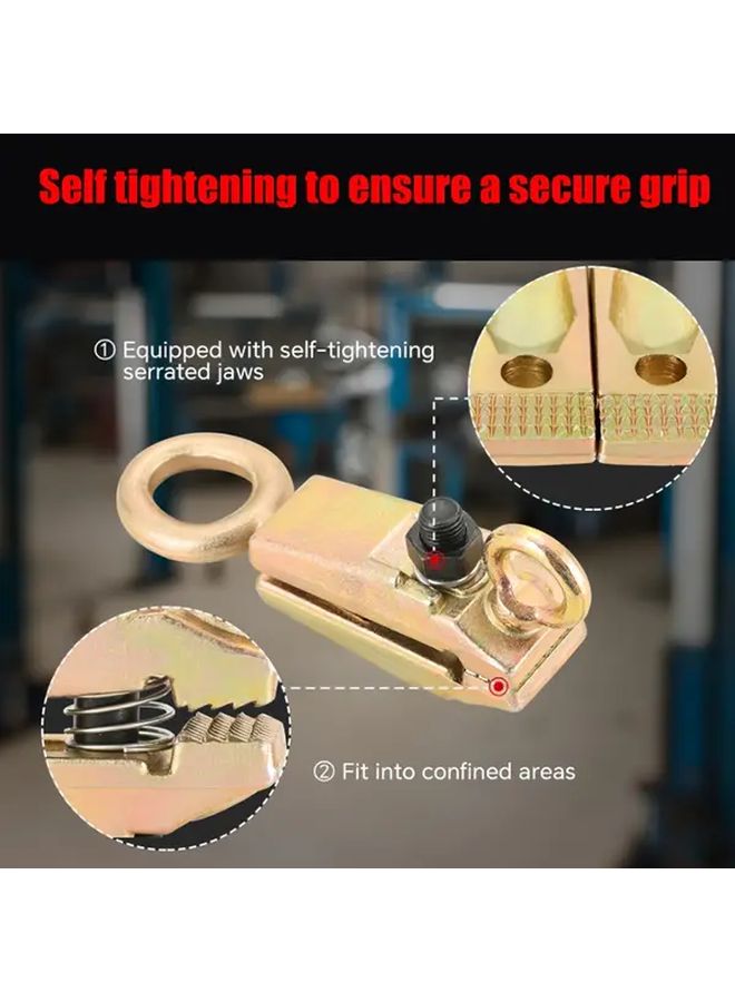 كماشة أنف الإبرة الثقيلة adjustable مشبك إصلاح هياكل السيارات مع قفل أمان ورافعة تحرير سريع للشاحنات والسيارات الرياضية متعددة الاستخدامات وسيارات السيدان، للصيانة المهنية وخيارات العمل على حجرة المحرك والمصد وألواح الأبواب. - Image 5