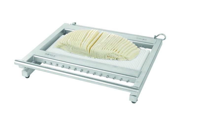 BOSKA Soft Cheese Slicer Stainless Steel - Mozzarella Cutter - Commercial slicer - Best for soft cheese, toffu and eggs - Multifunctional Rust-Proof Shredder - Handheld Slicer - Image 4