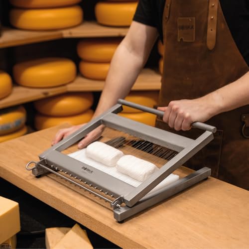 BOSKA Soft Cheese Slicer Stainless Steel - Mozzarella Cutter - Commercial slicer - Best for soft cheese, toffu and eggs - Multifunctional Rust-Proof Shredder - Handheld Slicer - Image 2