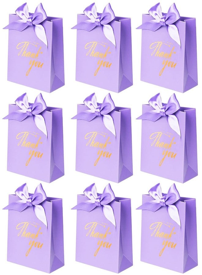DECHISY 24Pack Thank You Gift Bags (Purple) - Image 1