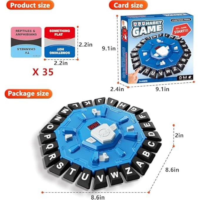 AWH Fast Word Challenge  RapidFire Letter Game for Kids  Adults 28 Players Educational Fun for Travel Classroom Parties  Family Game Night - Image 2