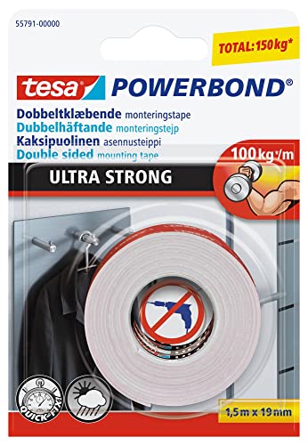Tesa CINTA ADHESIVA DOBLE CARA 1.5X19MM POWERBOND - Image 1