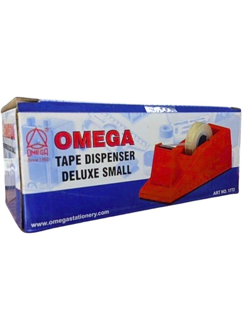 Omega حامل الشريط، حامل لف الشريط بقاعدة غير قابلة للانزلاق للمدرسة، المنزل، المكتب - Image 2