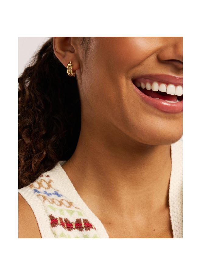 فوسيل أقراط ستانلس ستيل أمامية وخلفية - Image 4