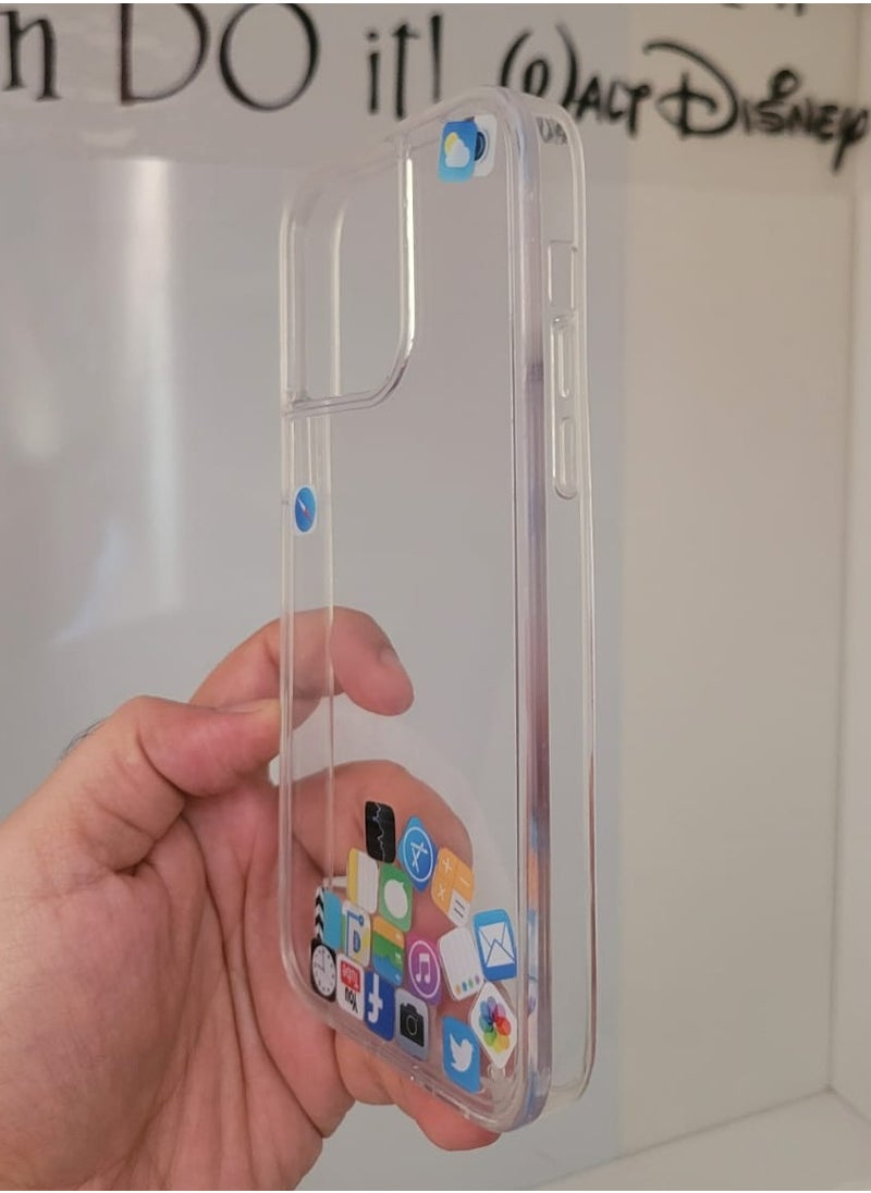 Creative Creative Case for Iphone Q series from Iphone 12 pro max clear hard silicone  - Image 2