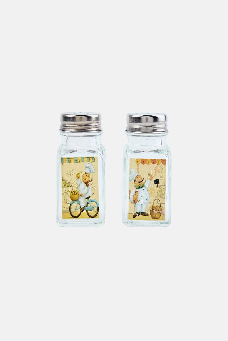 Precious Home 2 Pieces Chief Salt And Pepper 790ml, Transparent  - Image 1