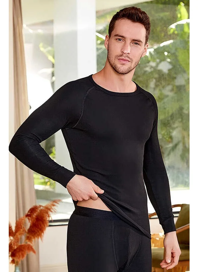 بيراك Long Sleeve Round Neck Men's Thermal Undershirt