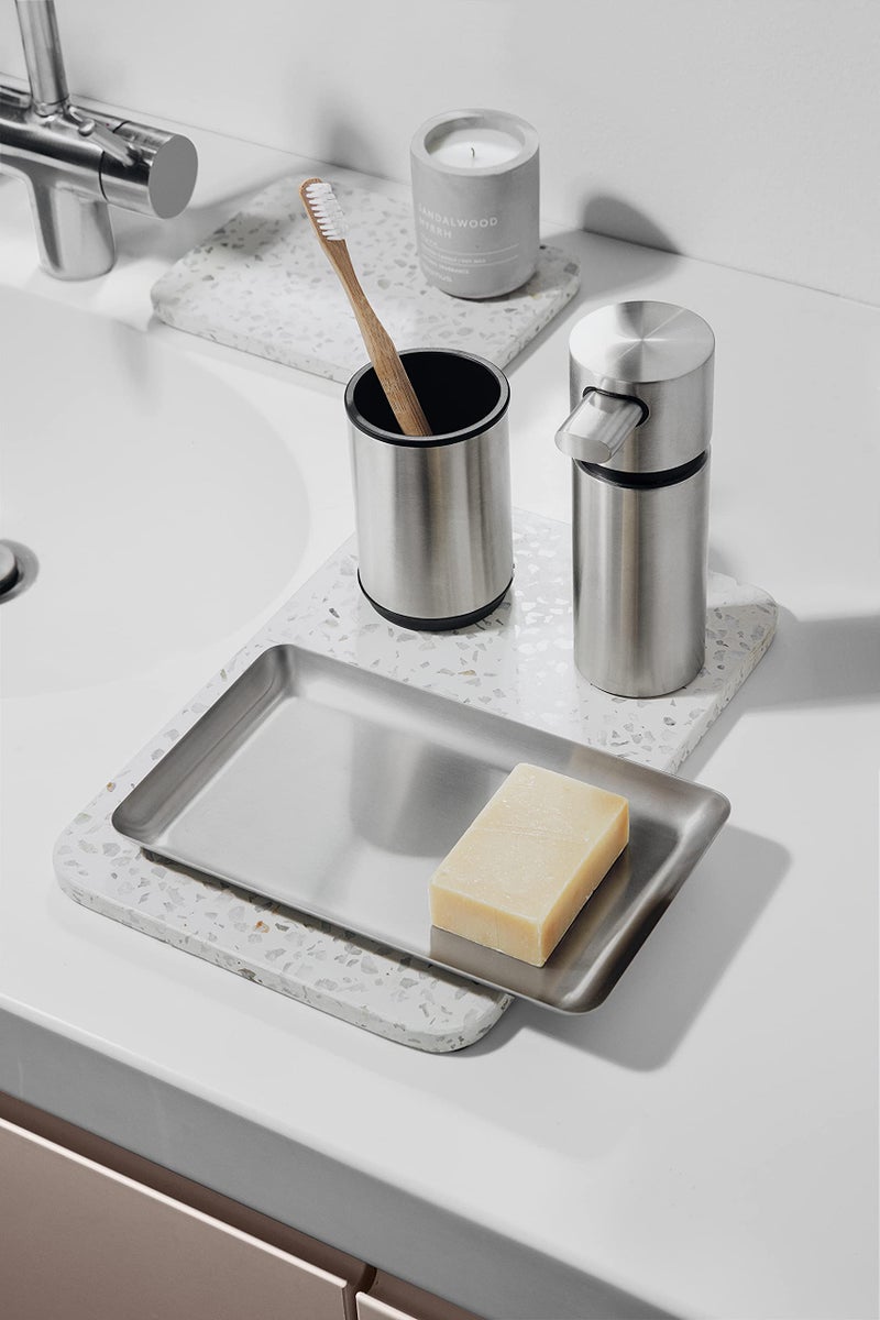 blomus Basic Stainless Steel Tray 4"" x 7"" - Image 4