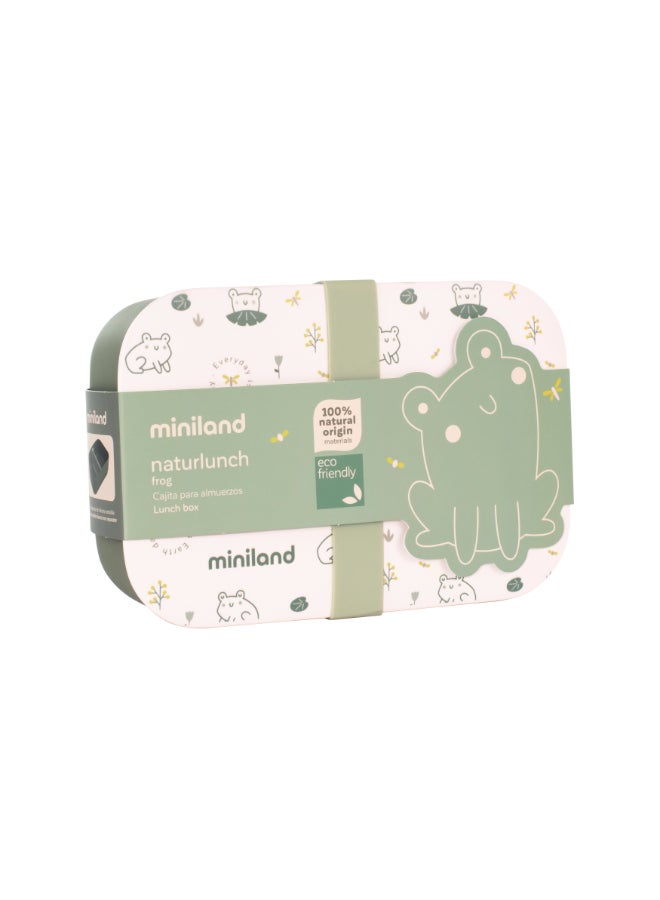 Miniland Naturlunch Frog Eco-Friendly Baby Lunch Box - Image 2