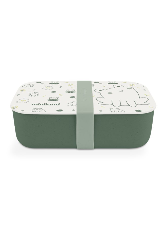 Miniland Naturlunch Frog Eco-Friendly Baby Lunch Box - Image 1