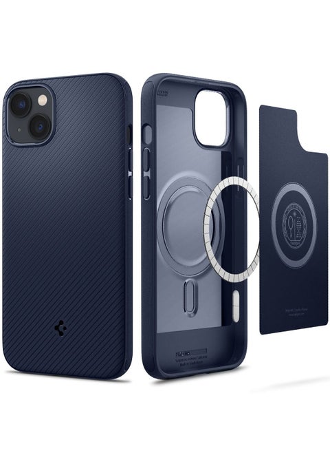 Mag Armor MagFit iPhone 14 Plus Case Cover with Magsafe - Navy Blue