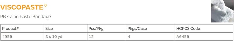 Smith&nephew ضمادة زنك سميث ونيوف فيسكوبيست PB7 - 3 إنش × 10 ياردات - Image 4
