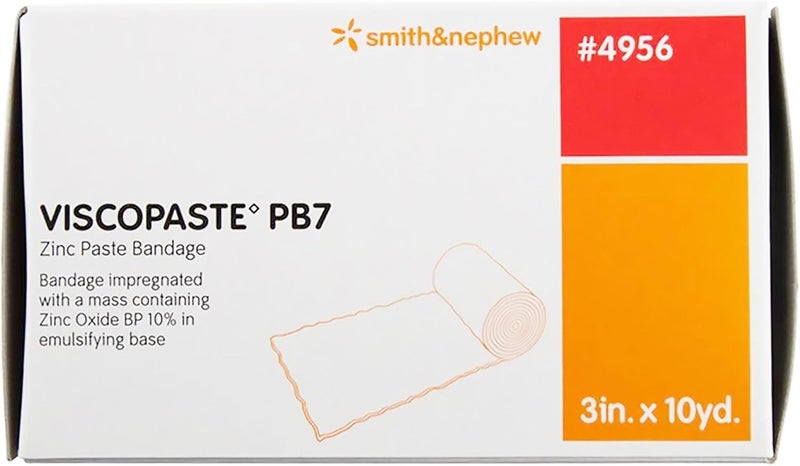 Smith&nephew ضمادة زنك سميث ونيوف فيسكوبيست PB7 - 3 إنش × 10 ياردات - Image 3