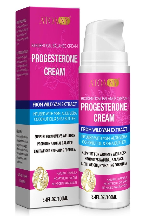 ZODENIS Progesterone Balance Cream for Women - Infused with MSM, Aloe Vera, Coconut Oil & Shea Butter | 3.4 fl oz, Gluten-Free, Non-GMO, Vegan-Friendly | Daily Skin Comfort & Balanced-Looking Skin Support - Image 1