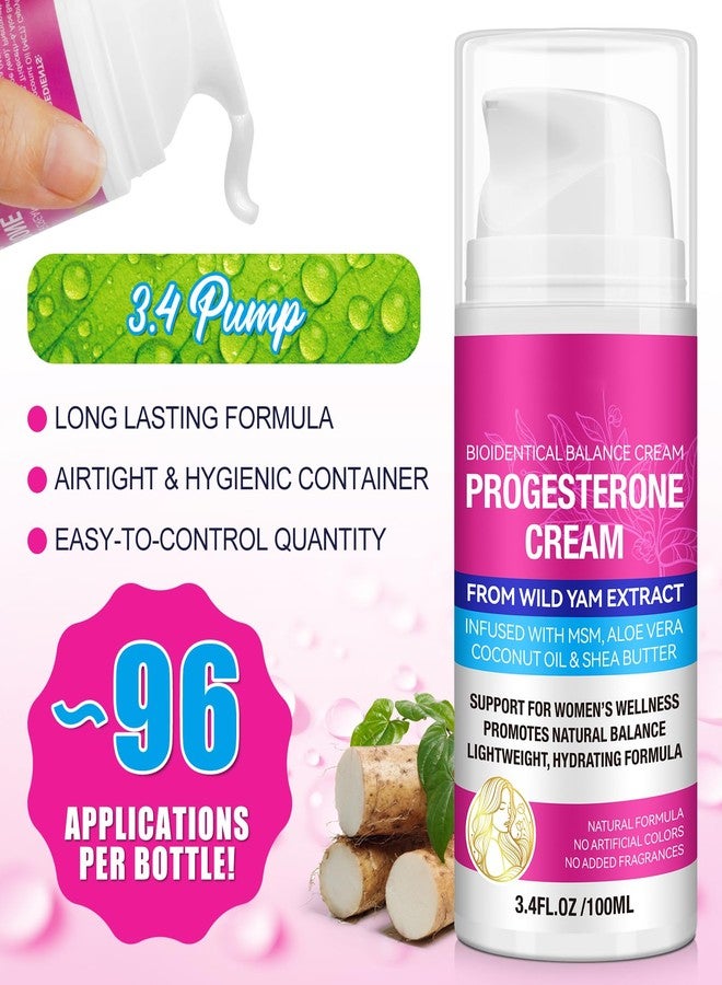 ZODENIS Progesterone Balance Cream for Women - Infused with MSM, Aloe Vera, Coconut Oil & Shea Butter | 3.4 fl oz, Gluten-Free, Non-GMO, Vegan-Friendly | Daily Skin Comfort & Balanced-Looking Skin Support - Image 2