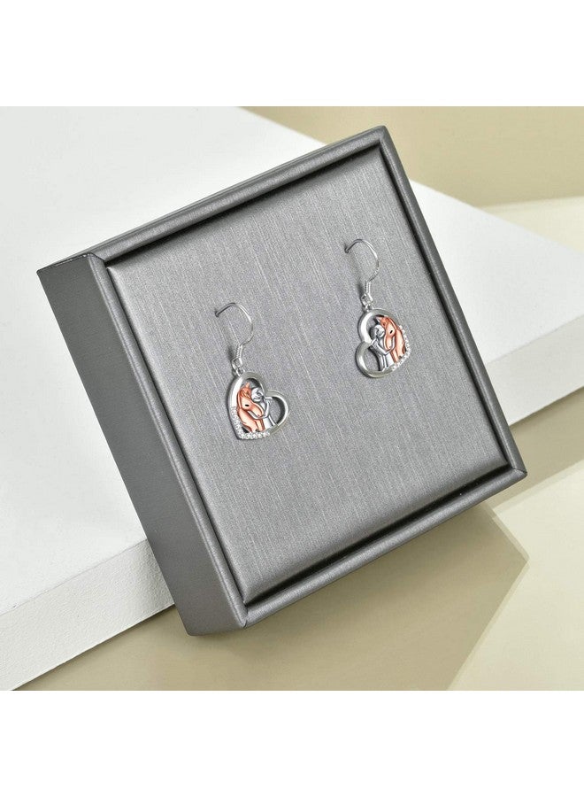 YFN Rose Gold Horse Earrings Sterling Silver Animal Stud Earrings Women Embrace Horse Gift For Women - Image 2