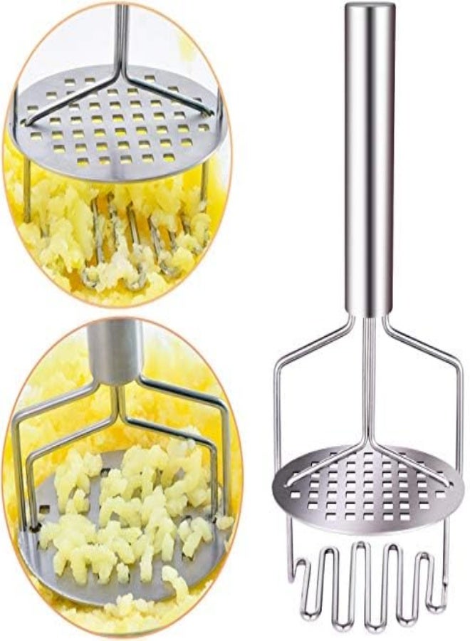 AKDC Potato Masher Stainless Steel,Dual-Press Premium Heavy Masher And Ricer Hand Tool,Perfect For Mashing Baby Food - Image 3