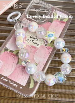 roaiss High Quality Mobile Phone Pendant Camera Anti Lost Rope Handmade Beads Cute and Fashionable Versatile for Everyday Use  - Image 2