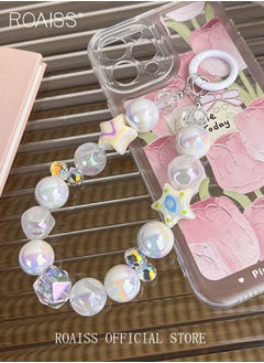 roaiss High Quality Mobile Phone Pendant Camera Anti Lost Rope Handmade Beads Cute and Fashionable Versatile for Everyday Use  - Image 3