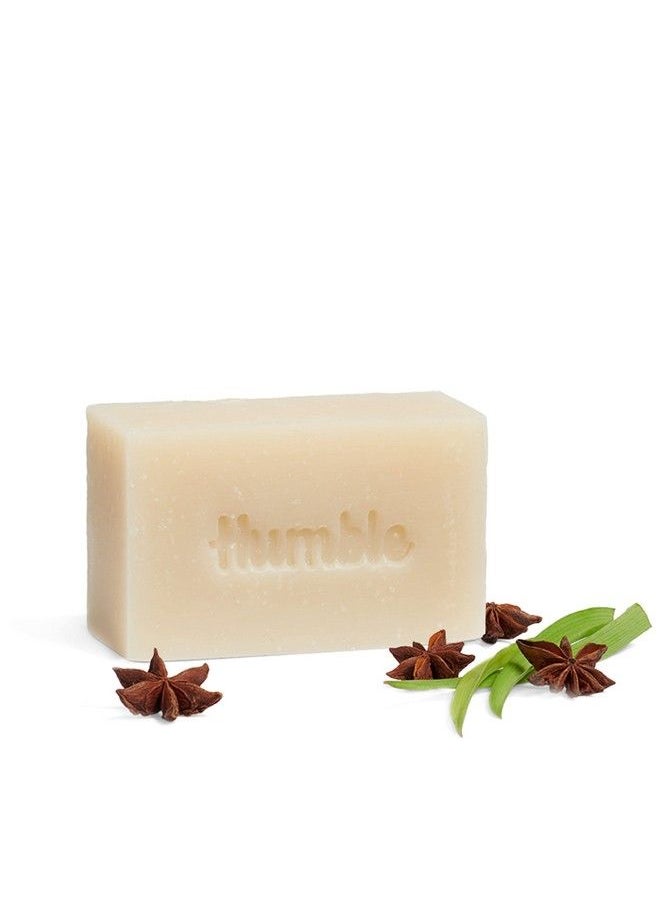 HUMBLE SIMPLE AND TRUE. - صابون بار مصنوع يدويًا من Humble Brands، ألواح صابون معالجة بالتبريد العضوية، منظف مرطب للوجه والجسم، مجموعة متنوعة من التوابل والأرض، عبوة من 3 قطع - Image 1