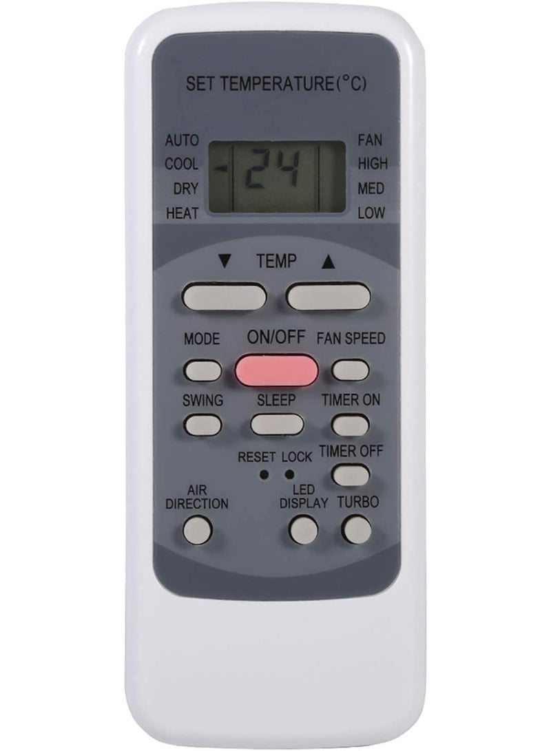 Air Conditioner Remote Control,Low Power Consumption, Air Conditioner Remote Control Replacement Universal Controller for Midea R51M/E - Image 1