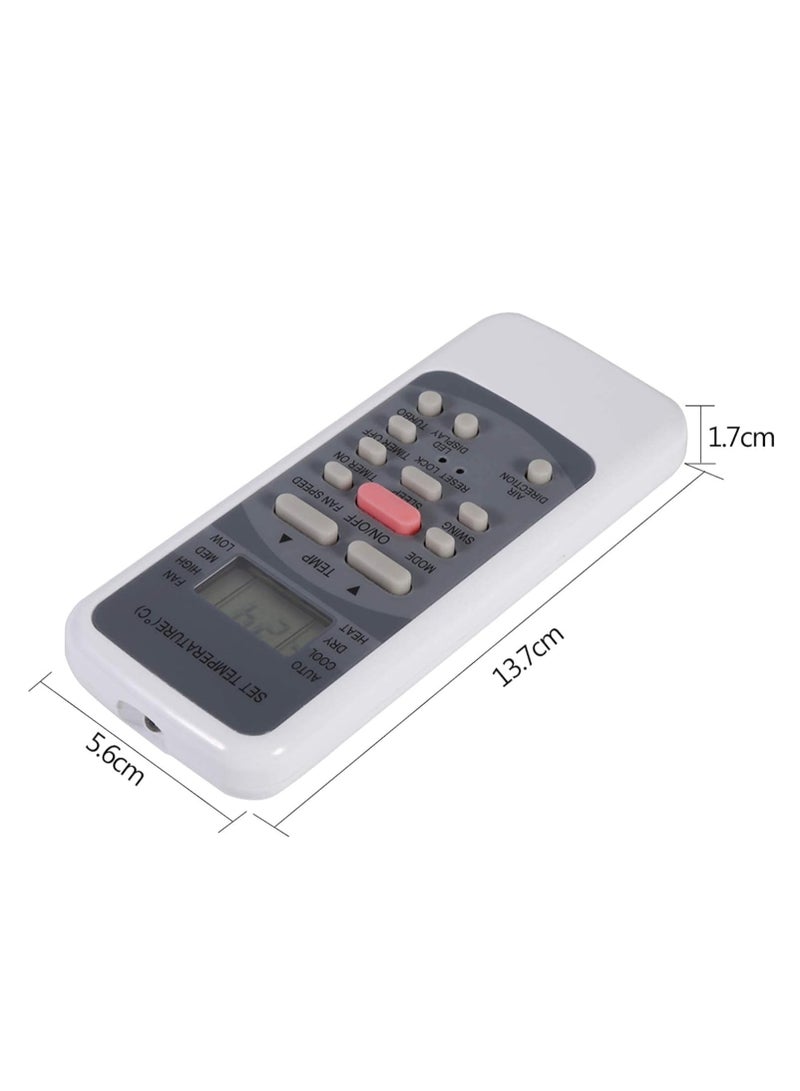 Air Conditioner Remote Control,Low Power Consumption, Air Conditioner Remote Control Replacement Universal Controller for Midea R51M/E - Image 2