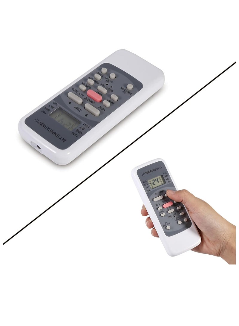 Air Conditioner Remote Control,Low Power Consumption, Air Conditioner Remote Control Replacement Universal Controller for Midea R51M/E - Image 5
