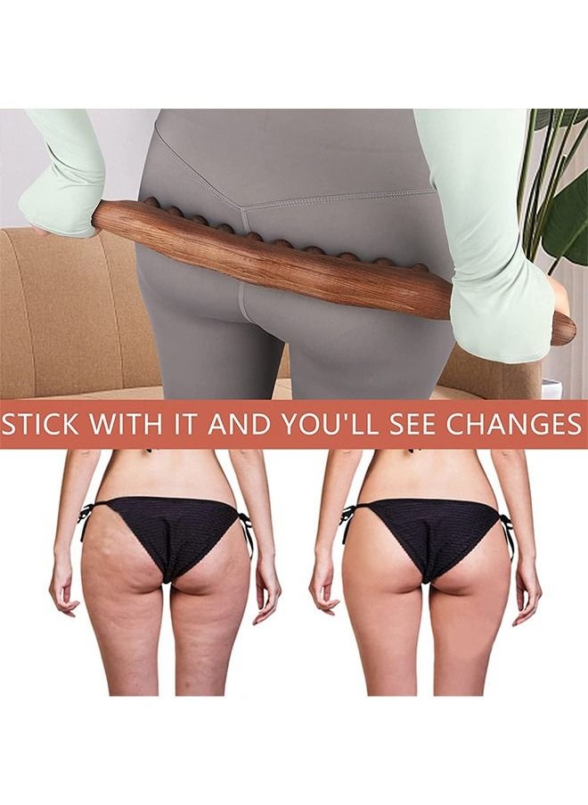 Generic - Wood Therapy Lymphatic Drainage Massage Roller Stick Tools, Fasciablaster Stomach Cellulite Massager for Neck Back Waist Leg - Image 1