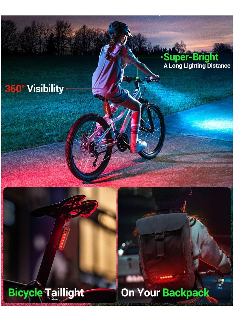 Bike Light, High Lumens Super Bright Bicycle Light, 6+4 Modes USB Rechargeable Bike Headlight & Tail Light Set, Waterproof Safety Bike Front & Rear Light for Road, Mountain, Night Riding - pzsku/Z04F383AC195E336676A3Z/45/_/1737104641/a555ea73-29b9-4196-b551-e0500e4ed117