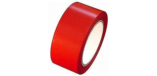 Globe Tech Vastu Tapes For Vastu Dosh Remedy For Bathroom & Entrance 02 Inch Width x 25 Meters Length (Red) - Image 1