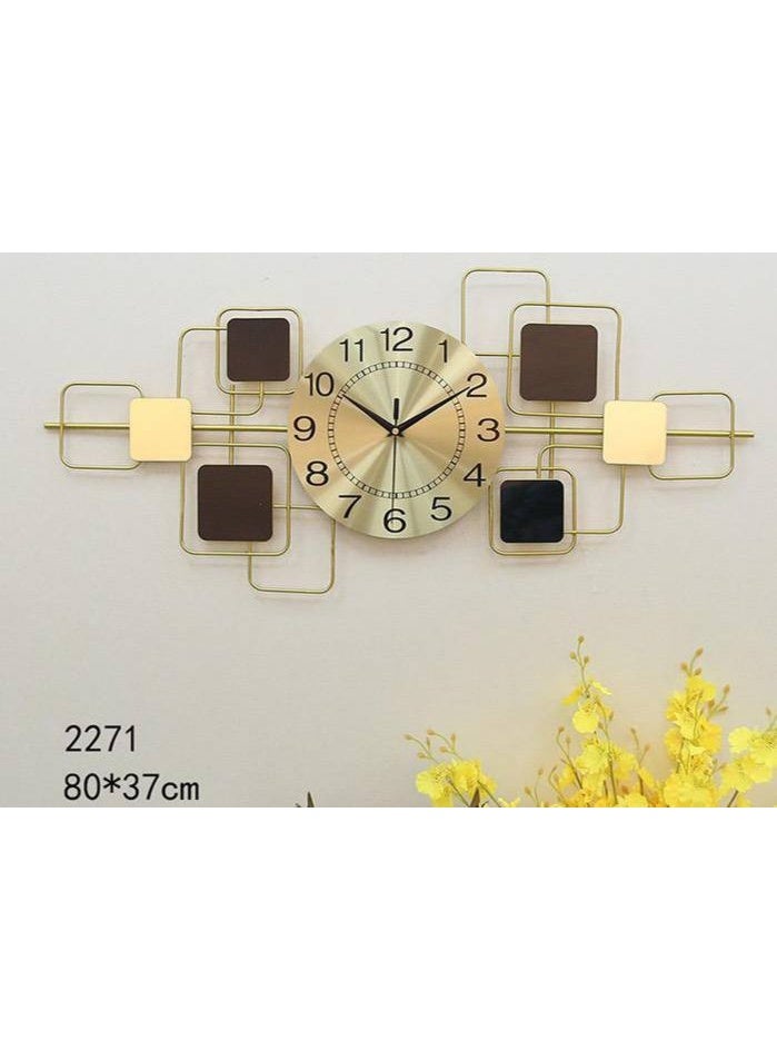 ناما ساعة حائط عصرية بتصميم تجريدي هندسي (فن المربعات)