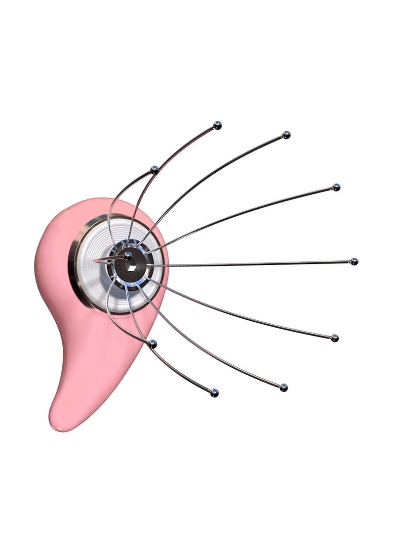 جهاز تدليك كهربائي للرأس - جهاز تدليك فروة الرأس المحمول القابل لإعادة الشحن - Image 2
