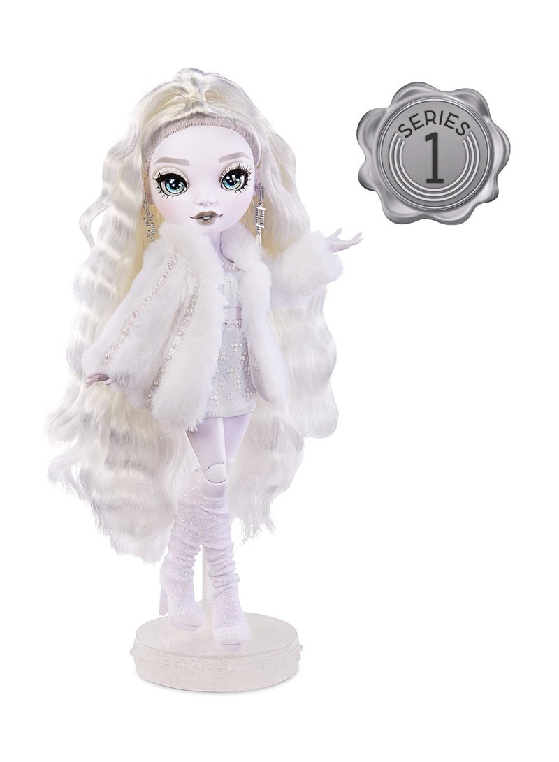 RAINBOW HIGH Shadow S1 Natasha Zima Grayscale 11 Inch Fashion Doll, 2 Designer Dove White Outfits To Mix & Match With Accessories | Material : Plastic Fabric PVC | ‎6 - 13 years - Image 3
