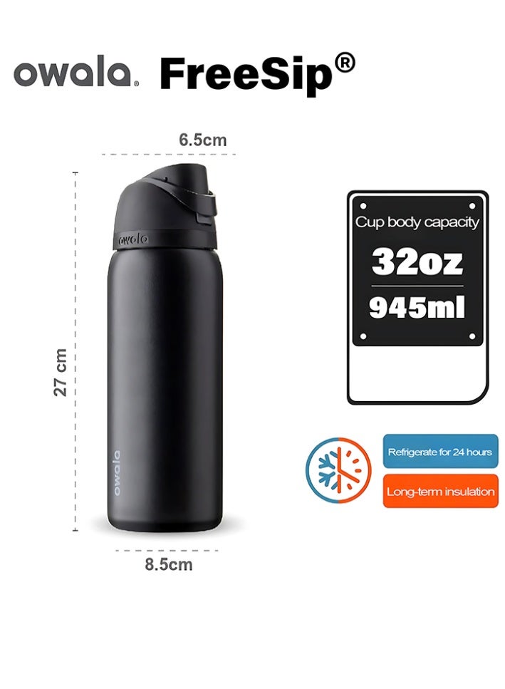 Owala Insulated Stainless Steel Water Bottle with Straw for Sports and Travel, 32-Ounce - Image 2