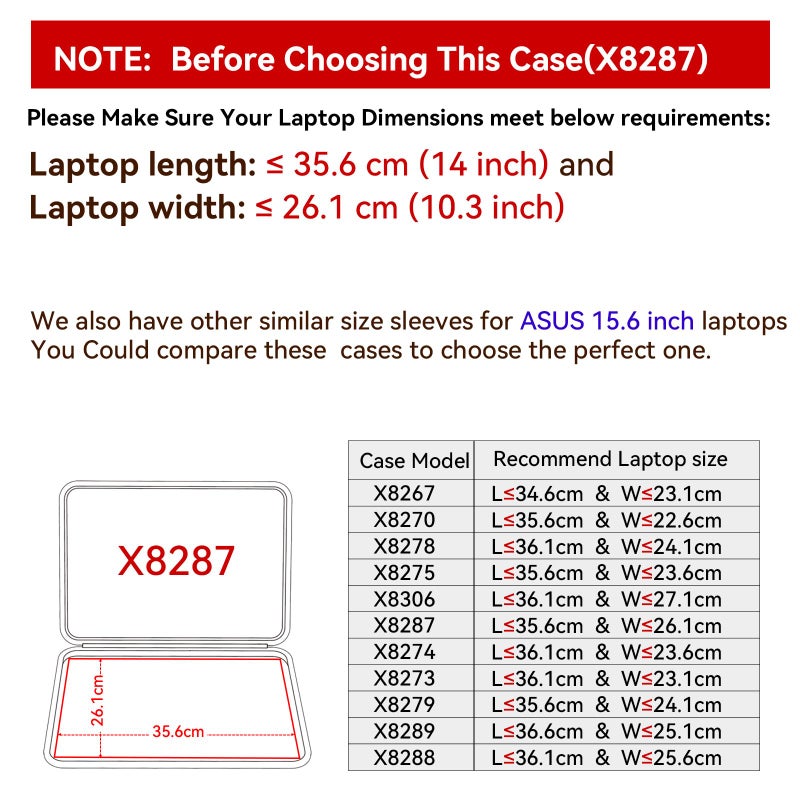 Smatree Hard EVA Protective Sleeve Case Compatible for 15.6 inch ASUS ROG Strix Scar 15 (2022) G533, for ASUS ROG Strix G15 (2022) G513, for 15.6 inch 2021 ROG Strix Scar 15 Laptop Slim Bag(X8287) - Image 2
