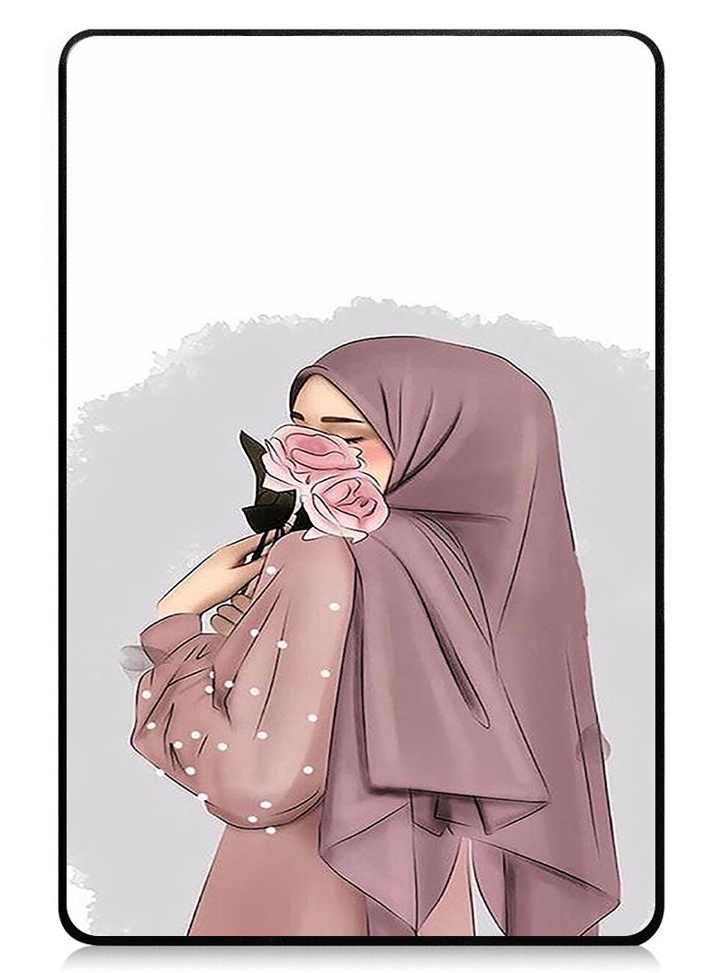 Theodor Protective Flip Case For Xiaomi Pad 7 & Xiaomi Pad 7 Pro With Trifold Stand Auto Wake Sleep Shockproof Cover - Holding Roses Girl - Image 1