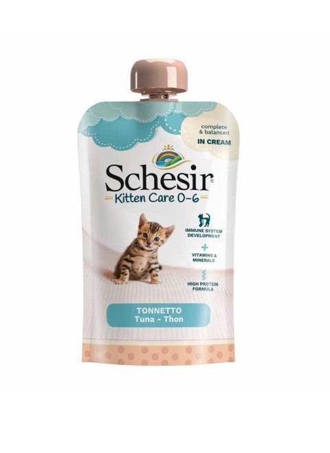 Kitten Pouch Cream 0-6 Tuna Wet Food 150g