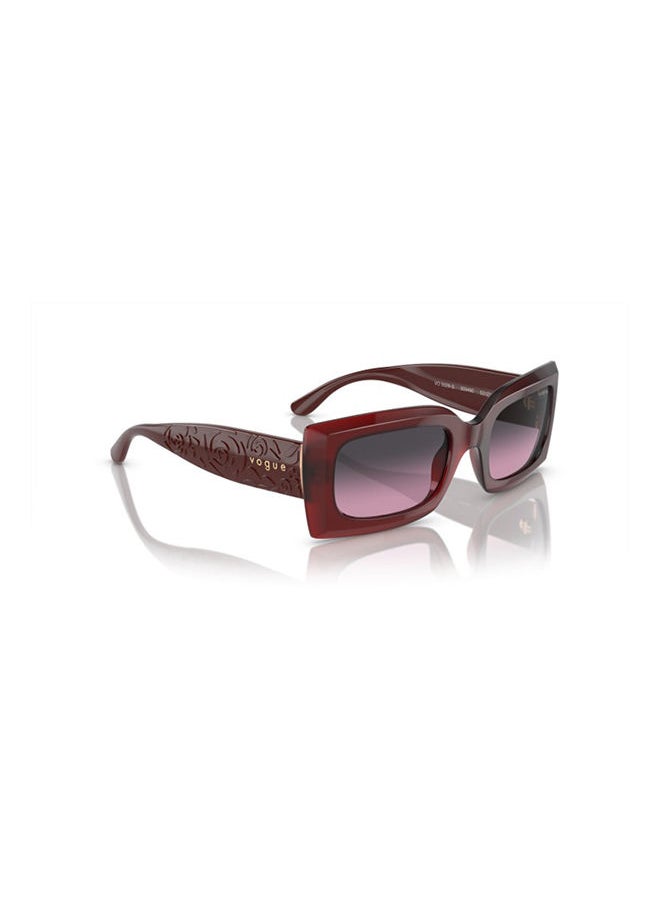 Vogue - Full-Rimmed  Rectangular Sunglasses 5526S,52,3094,90 - Image 1