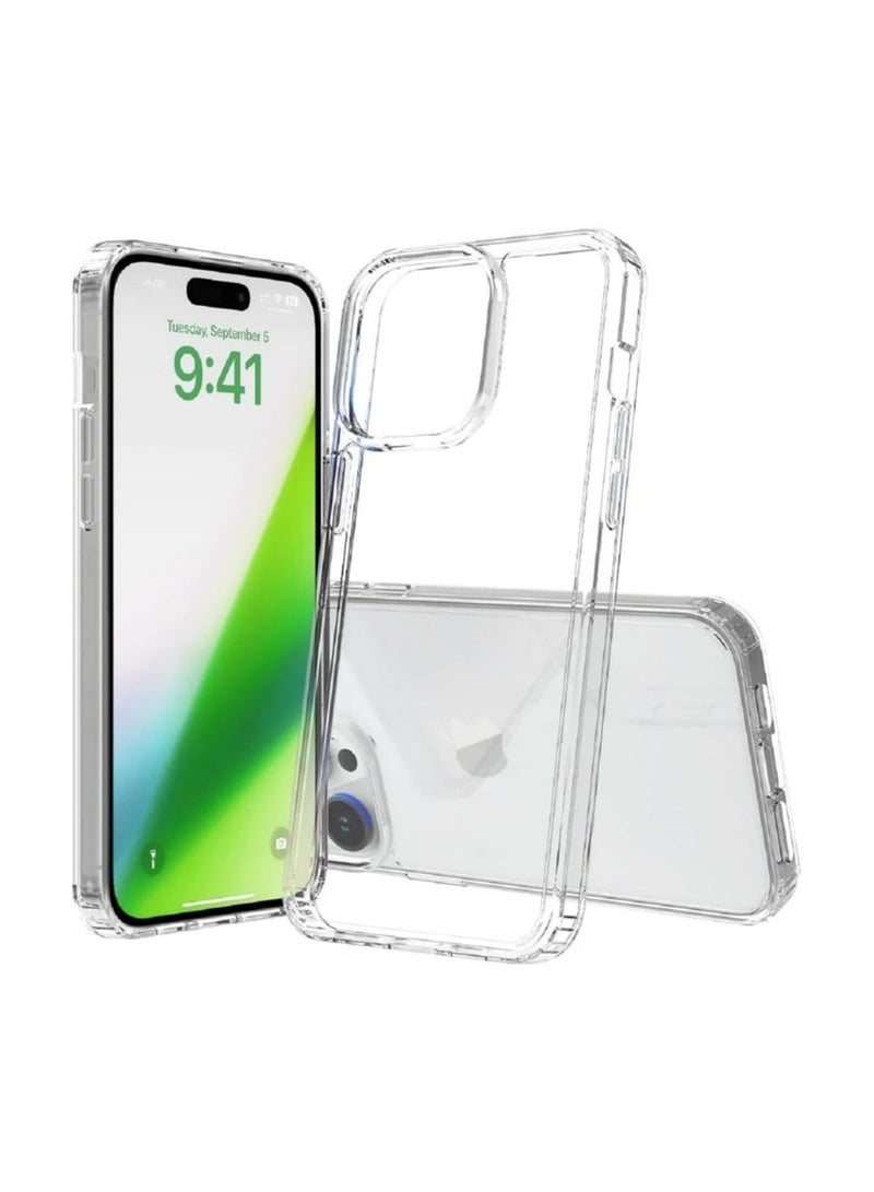 iPhone 15 Pro Max Clear Case, Premium Anti-Yellowing Protective Cover, Slim Shockproof Design, Transparent Full Protection - Image 5