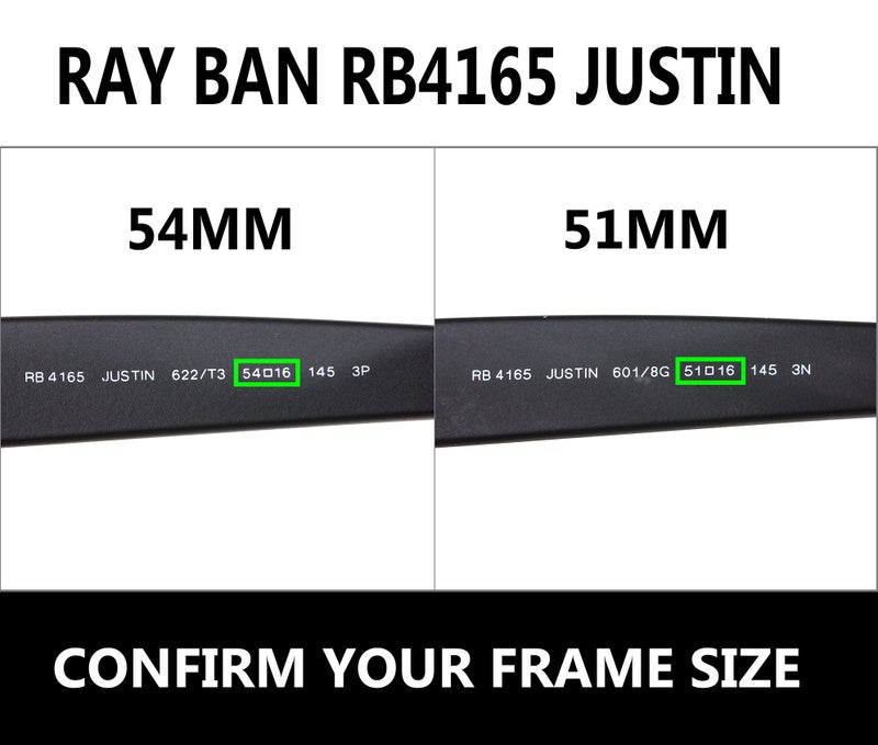 IKON LENSES IKON LENSES Replacement Lenses for RB4165 Ray Ban (Polarized) - Fits RayBan RB 4165 Justin Sunglasses - Silver (54MM)  - Image 2
